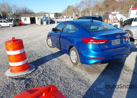 2018 Hyundai Elantra Se from USA, damaged, VIN 5NPD74LF4JH373759